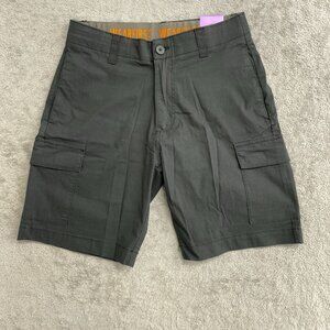 Wearfirst Men's Size 30 Gray Cargo Shorts Stretch Cotton Nylon Blend n1039